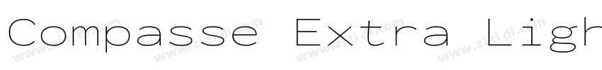 Compasse Extra Light字体转换